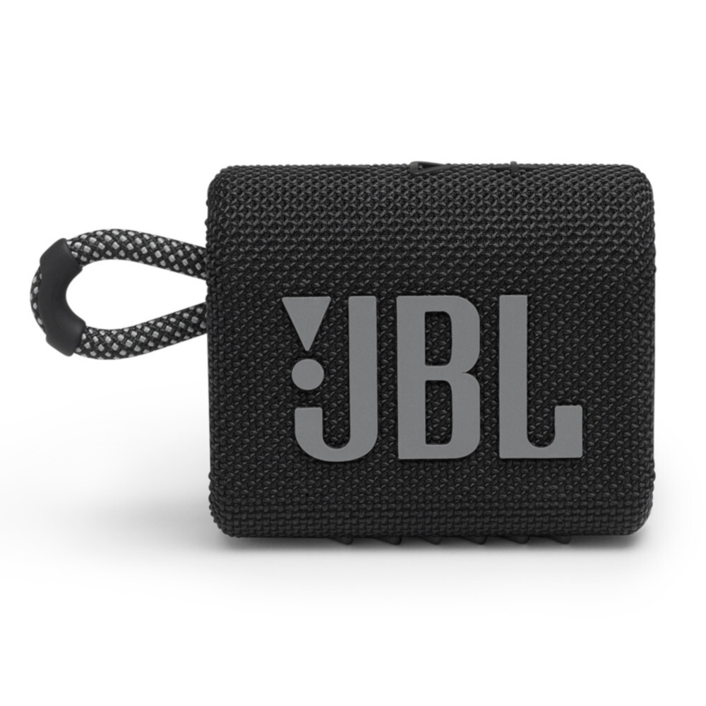 Caixa de Som Portátil JBL Go 3 à Prova D'água Preto 4.2W Bluetooth Até 5h de Bateria
