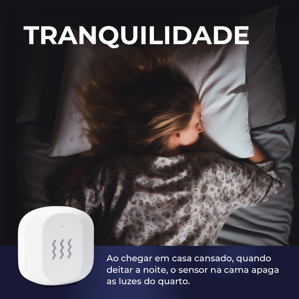 Sensor de Vibração Ekaza Zigbee 3.0, Branco — foto 8