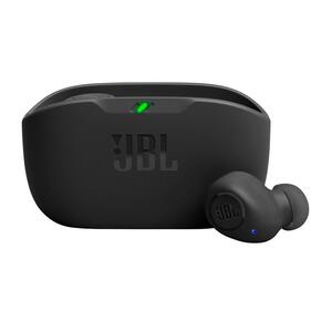 Fone de Ouvido JBL TWS Wave Buds Bluetooth Resistente à Água e Poeira Preto Até 32h de Bateria