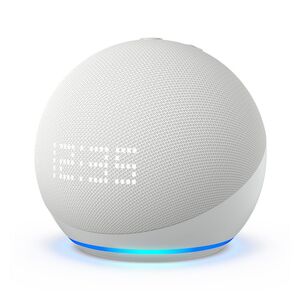 Amazon Echo Dot 5ª Geração com Relógio Smart Speaker com Alexa Branco