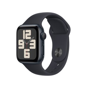 Apple Watch SE 2ª Geração GPS 44 mm Caixa Meia-Noite de Alumínio Pulseira Esportiva Meia-Noite Neutro em Carbono