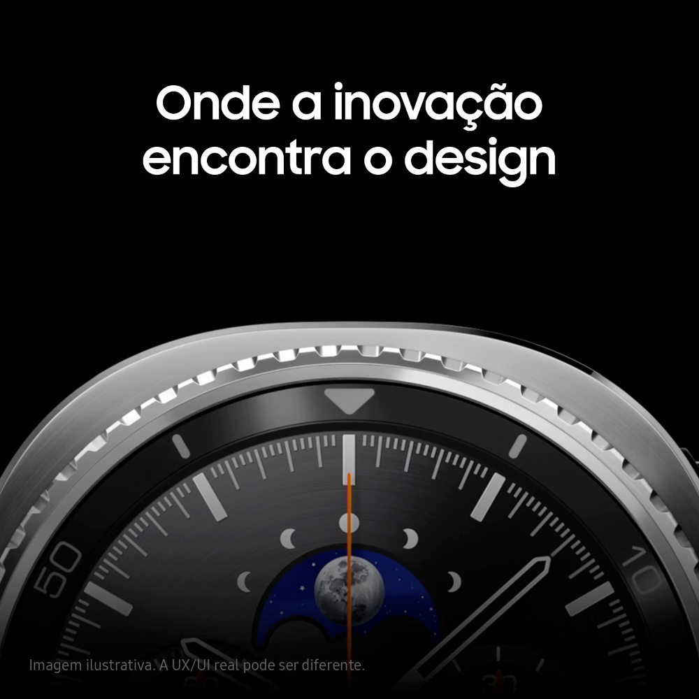 Samsung Galaxy Watch8 Classic Smartwatch 46mm Lte, Galaxy Ai, Tela Em Cristal De Safira Branco — foto 6
