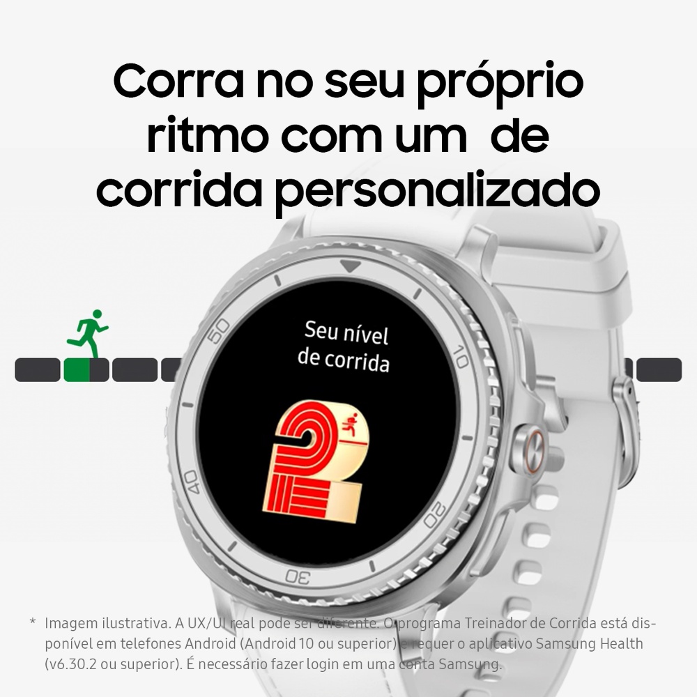 Samsung Galaxy Watch8 Classic Smartwatch 46mm Lte, Galaxy Ai, Tela Em Cristal De Safira Branco — foto 10