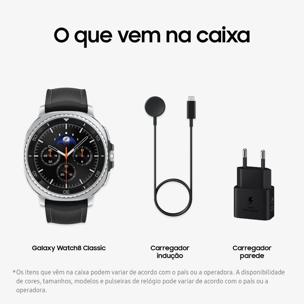 Samsung Galaxy Watch8 Classic Smartwatch 46mm Lte, Galaxy Ai, Tela Em Cristal De Safira Preto — foto 5