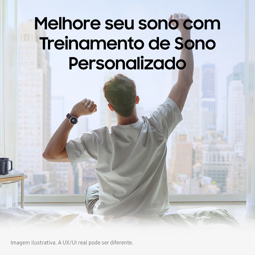 Samsung Galaxy Watch8 Classic Smartwatch 46mm Lte, Galaxy Ai, Tela Em Cristal De Safira Preto — foto 8